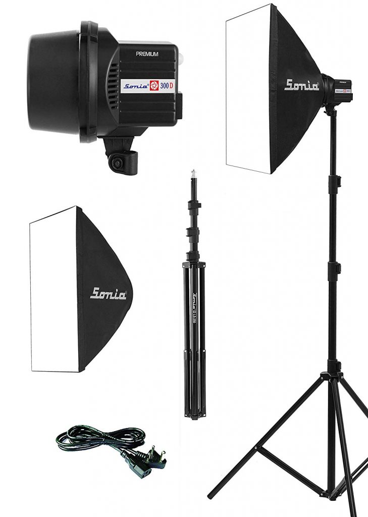 Simpex Pro 300D studio Photo light With Softbox